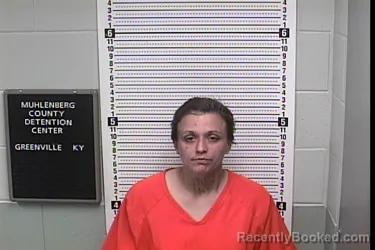 Mugshot of EMILY HOPE HAYES booked in Muhlenberg County, Kentucky on April 7, 2026
