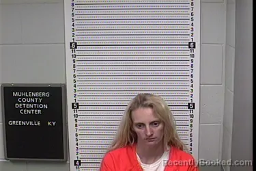 Mugshot of BRITTANY LYNN WORTH booked in Muhlenberg County, Kentucky on April 10, 2026