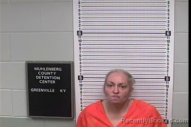 Mugshot of CYNTHIA YVONNE DRAKE booked in Muhlenberg County, Kentucky on April 23, 2026