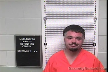 Mugshot of JOSHUA DEWAYNE BROOKS booked in Muhlenberg County, Kentucky on April 24, 2026