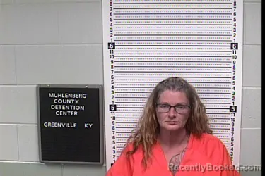 Mugshot of JEANA LOUISE NANNIE booked in Muhlenberg County, Kentucky on April 27, 2026