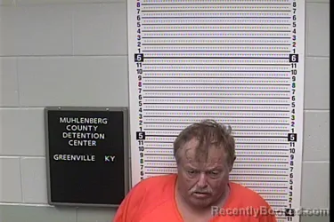 Mugshot of LARRY DALE BURDEN booked in Muhlenberg County, Kentucky on April 29, 2026