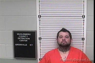 Mugshot of FORREST LANE WARREN booked in Muhlenberg County, Kentucky on April 29, 2026