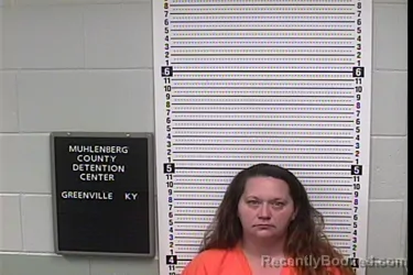 Mugshot of AMANDA DAWN JOHNSON booked in Muhlenberg County, Kentucky on May 4, 2026
