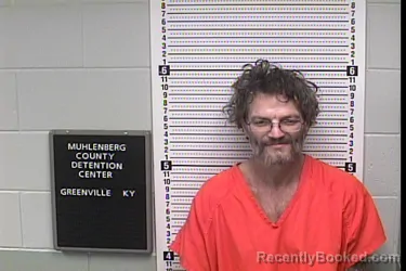 Mugshot of MARK CLINTON JOHNSON booked in Muhlenberg County, Kentucky on May 7, 2026