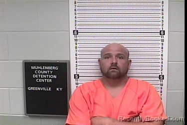 Mugshot of JORDAN LEE COPOUS booked in Muhlenberg County, Kentucky on May 8, 2026