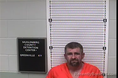 Mugshot of MICHAEL DENNIS MOORE booked in Muhlenberg County, Kentucky on May 17, 2026