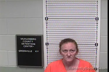 Mugshot of DANA DANIELLE GIBSON booked in Muhlenberg County, Kentucky on May 18, 2026