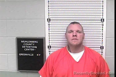 Mugshot of NATHAN CHRISTOPHER EVANS booked in Muhlenberg County, Kentucky on May 19, 2026