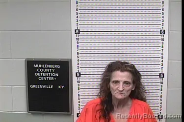 Mugshot of GLORIA KAY EDWARDS booked in Muhlenberg County, Kentucky on May 20, 2026