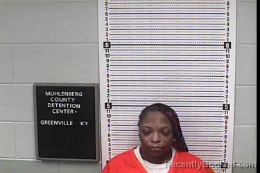 Mugshot of KIARA SHANICE CUSHENBERRY booked in Muhlenberg County, Kentucky on May 21, 2026