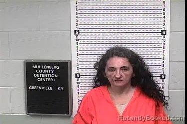 Mugshot of AMANDA LEE JORDAN booked in Muhlenberg County, Kentucky on May 21, 2026