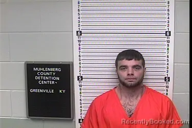 Mugshot of AARON SCOTT RICE booked in Muhlenberg County, Kentucky on June 1, 2026
