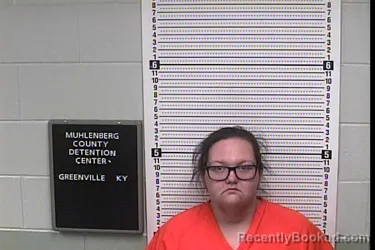 Mugshot of DESIRAE LEIGH FRYE booked in Muhlenberg County, Kentucky on June 2, 2026