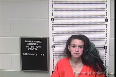 Mugshot of BRANDY NICOLE RAYIS booked in Muhlenberg County, Kentucky on June 17, 2026