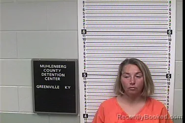 Mugshot of ANGELA CELESTE RUSSELL booked in Muhlenberg County, Kentucky on June 18, 2026