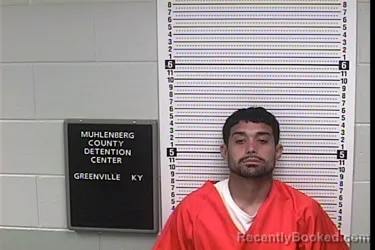 Mugshot of DENNYS MANUEL ENTRAGO booked in Muhlenberg County, Kentucky on June 22, 2026
