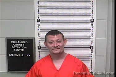 Mugshot of DEREK STEVEN TINKLE booked in Muhlenberg County, Kentucky on June 23, 2026