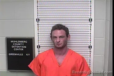 Mugshot of NATHAN HOUSTON DAMRON booked in Muhlenberg County, Kentucky on June 24, 2026