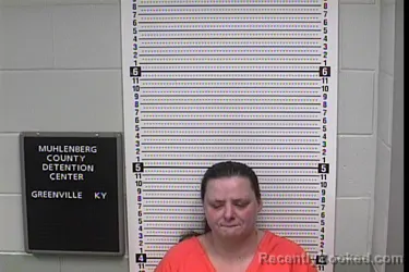 Mugshot of TIARA LYNN LASTER booked in Muhlenberg County, Kentucky on June 24, 2026