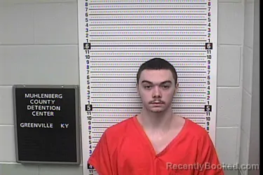 Mugshot of SETH AVERY HILBURN booked in Muhlenberg County, Kentucky on June 25, 2026