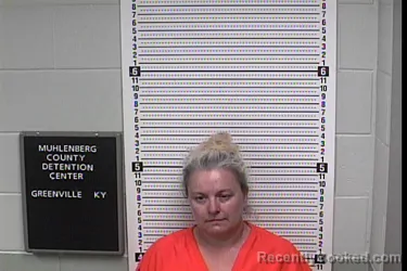 Mugshot of ANGELA RENEE WILSON booked in Muhlenberg County, Kentucky on June 29, 2026