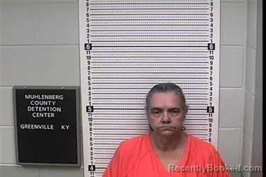 Mugshot of DONNA MARIE LINDSEY booked in Muhlenberg County, Kentucky on July 2, 2026