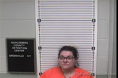 Mugshot of BRITTANY TYLER STANTON booked in Muhlenberg County, Kentucky on July 6, 2026