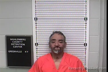 Mugshot of FRANK JOE PEREZ booked in Muhlenberg County, Kentucky on July 6, 2026