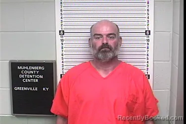 Mugshot of DANIEL LEE OBANNON booked in Muhlenberg County, Kentucky on July 7, 2026