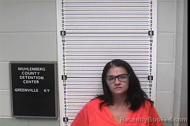 Mugshot of BOBBIE BROOK OLIVER booked in Muhlenberg County, Kentucky on July 7, 2026