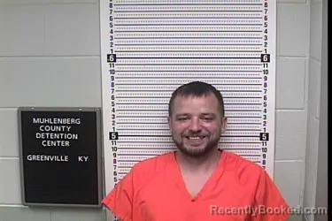 Mugshot of DANNIEL CHRISTIAN SPEECE booked in Muhlenberg County, Kentucky on July 7, 2026