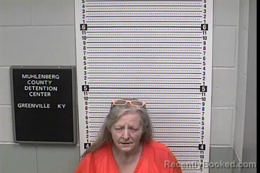 Mugshot of NANCY JEWEL BAGBY booked in Muhlenberg County, Kentucky on July 9, 2026