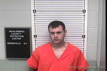 Mugshot of GARNETT DANE HASLETT booked in Muhlenberg County, Kentucky on July 12, 2026