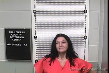 Mugshot of JOCELYN ASHLEY RUSSELL booked in Muhlenberg County, Kentucky on July 13, 2026