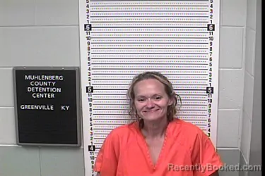 Mugshot of WHITNEY LASHEA BARBER booked in Muhlenberg County, Kentucky on July 28, 2026