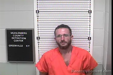 Mugshot of JAMES JACOB COLBY GUNN booked in Muhlenberg County, Kentucky on July 29, 2026