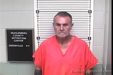 Mugshot of Jerrod Michael Larkins booked in Muhlenberg County, Kentucky on August 5, 2026