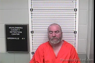 Mugshot of David Matthew Loney booked in Muhlenberg County, Kentucky on August 7, 2026