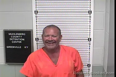 Mugshot of Thomas L Garrett booked in Muhlenberg County, Kentucky on August 15, 2026