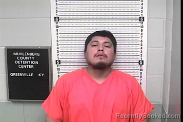 Mugshot of Gabriel Cole Franklin booked in Muhlenberg County, Kentucky on August 16, 2026