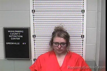 Mugshot of Frances Cheyanne Kime booked in Muhlenberg County, Kentucky on August 18, 2026