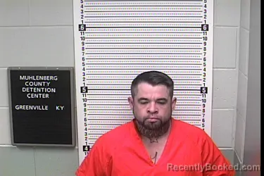 Mugshot of Forrest Lane Warren booked in Muhlenberg County, Kentucky on August 18, 2026