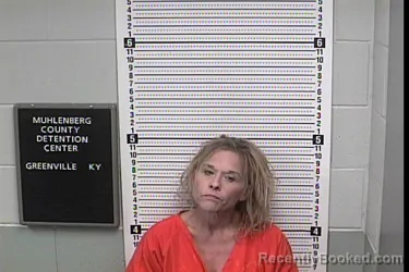 Mugshot of Katherine Ann Stanley booked in Muhlenberg County, Kentucky on August 22, 2026