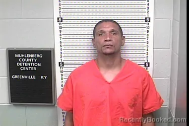 Mugshot of James Lee Hinkle booked in Muhlenberg County, Kentucky on August 25, 2026