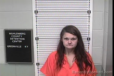 Mugshot of Kara Dawn Schulze booked in Muhlenberg County, Kentucky on August 25, 2026
