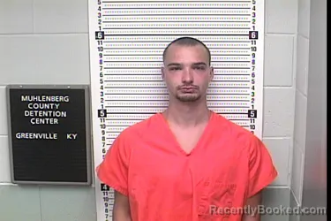 Mugshot of Jacob Wayne Nelson booked in Muhlenberg County, Kentucky on August 27, 2026