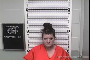 Mugshot of Amanda Jewell Griffin booked in Muhlenberg County, Kentucky on August 28, 2026