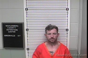Mugshot of Colton Bartley Sullivan booked in Muhlenberg County, Kentucky on August 28, 2026