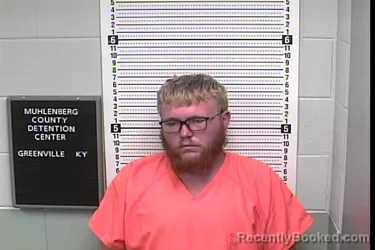 Mugshot of Taylor Scott Williams booked in Muhlenberg County, Kentucky on August 29, 2026